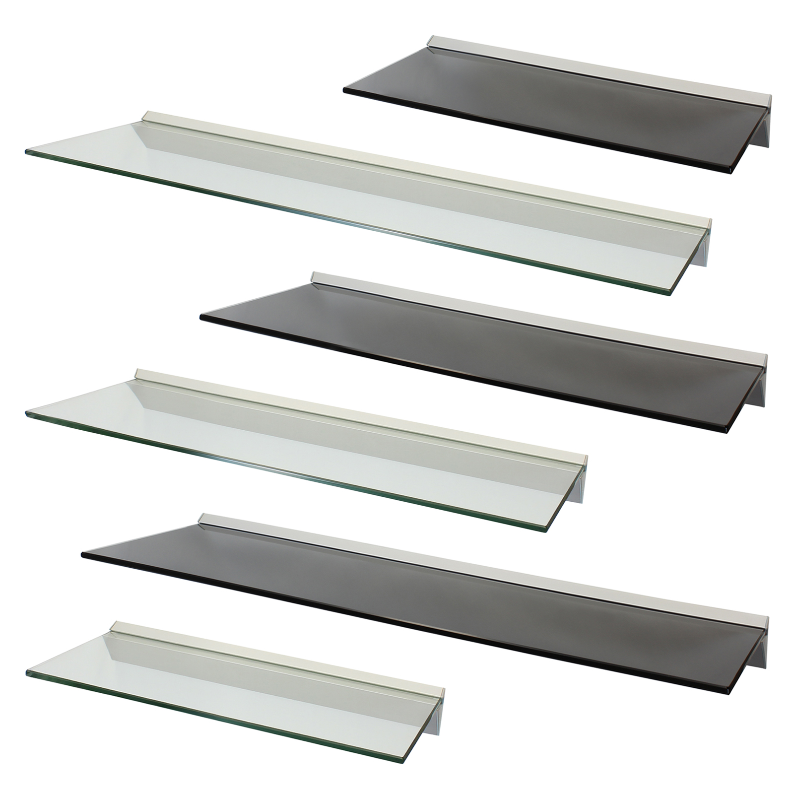 Pull Down Wall Shelves Floating Glass Shelf